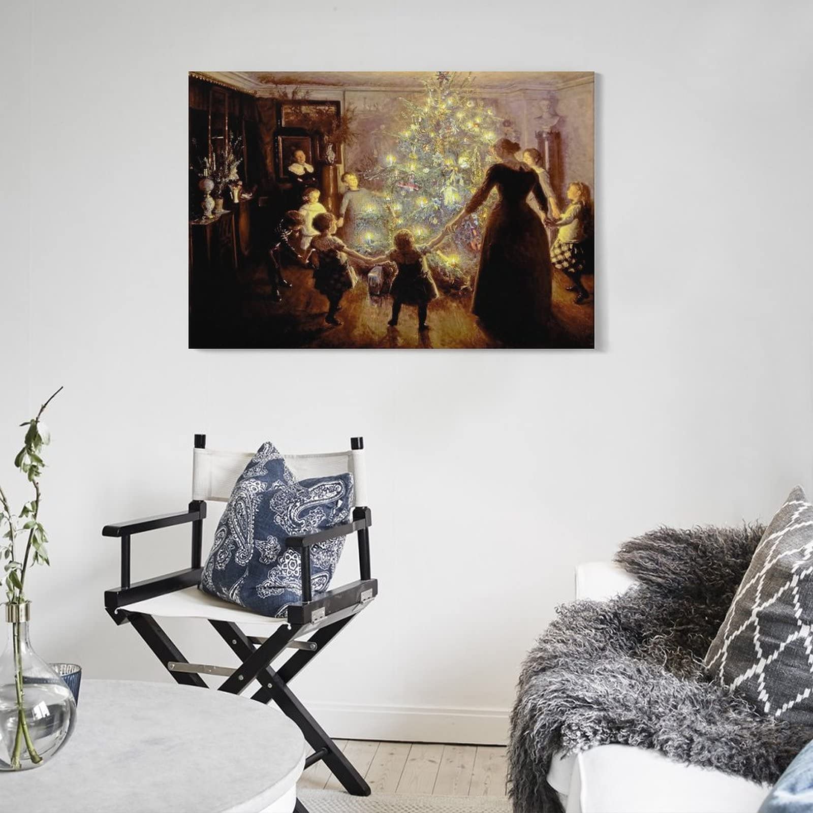 Amazon.com: Viggo Johansen - Silent Night Canvas Art Poster and